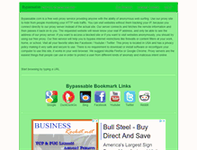 Tablet Screenshot of bypassable.com